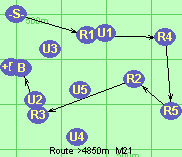 Route >4850m  M21