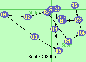 Route >4300m