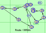Route >3650m