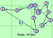 Route >4110m
